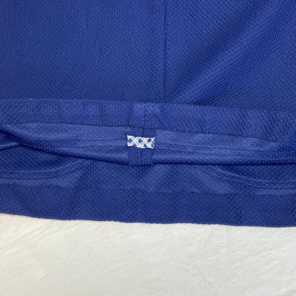 Vintage Polyester Double Knit Long Hostess Dress 10 Appliqued Gingham Sleeveless - Picture 11 of 12